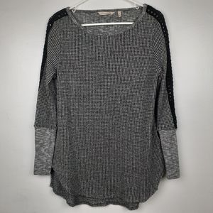 Soft Surroundings | Bailey Waffle Knit Thermal Top Sz M Transitional Base Layer